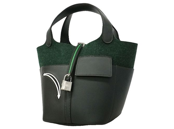 Hermès Bolso Hermes Picotin Lock PM Go Team Verde oscuro