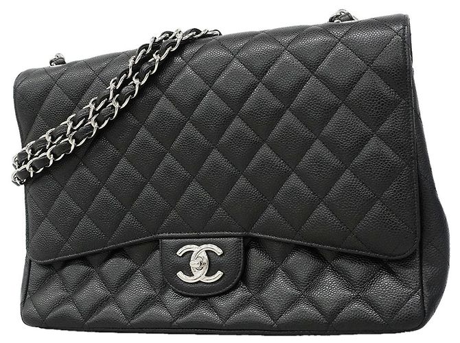 Borsa a tracolla Chanel Large Matelassé Nero