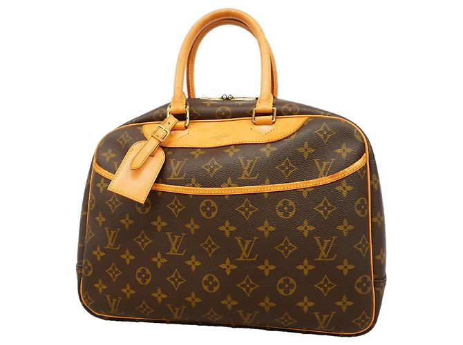 Sac à main Louis Vuitton Monogram Deauville Marron
