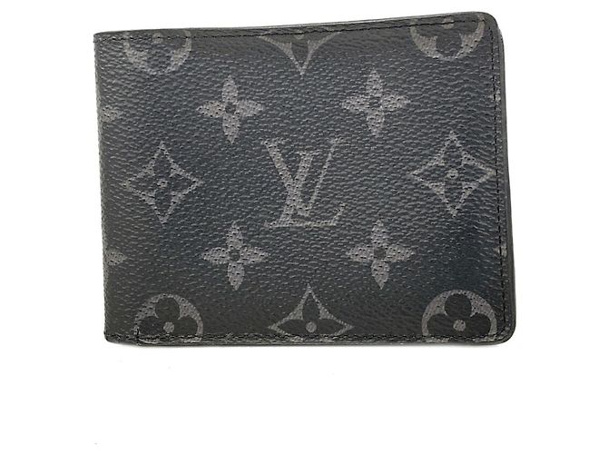 Portafoglio Bill Monogram Eclipse Louis Vuitton Nero