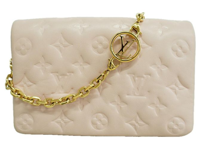 Borsa a tracolla Louis Vuitton Monogram Coussin Pochette Rosa