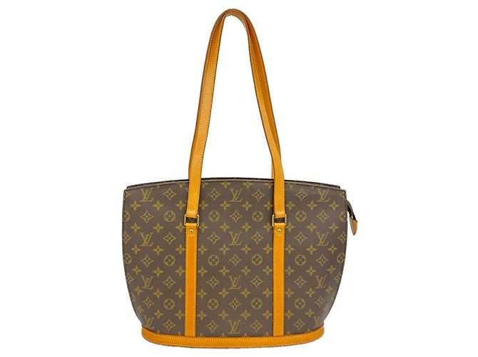Borsa Tote Louis Vuitton Monogram Babylon Marrone