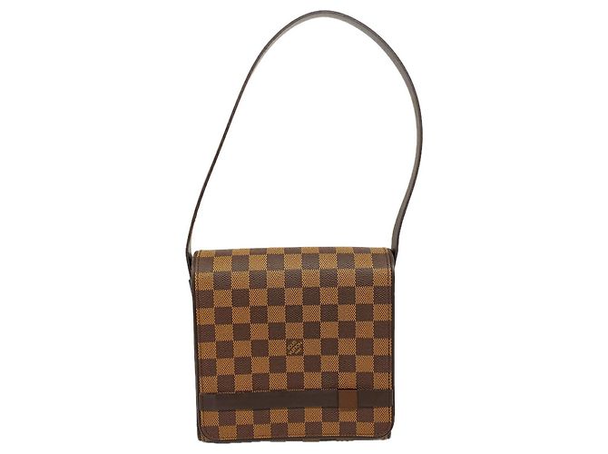 Bolsa de ombro mini Louis Vuitton Damier Tribeca Damier ebene