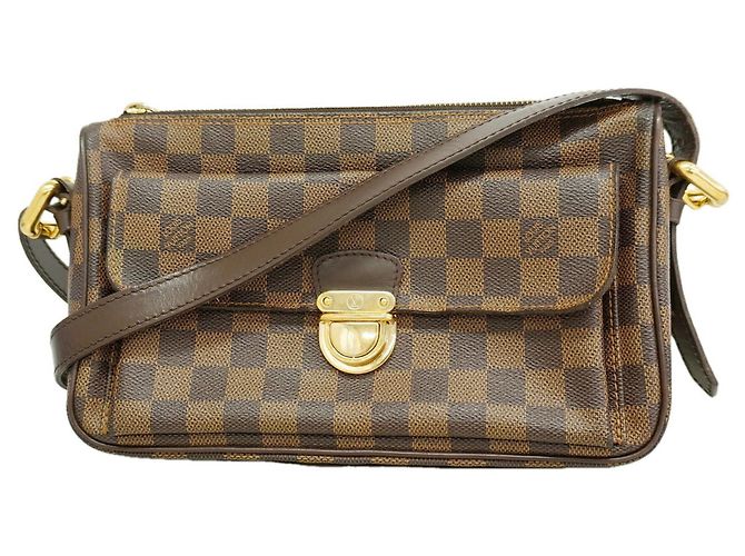 Bolsa de Ombro Louis Vuitton Damier Ravello GM Damier ebene