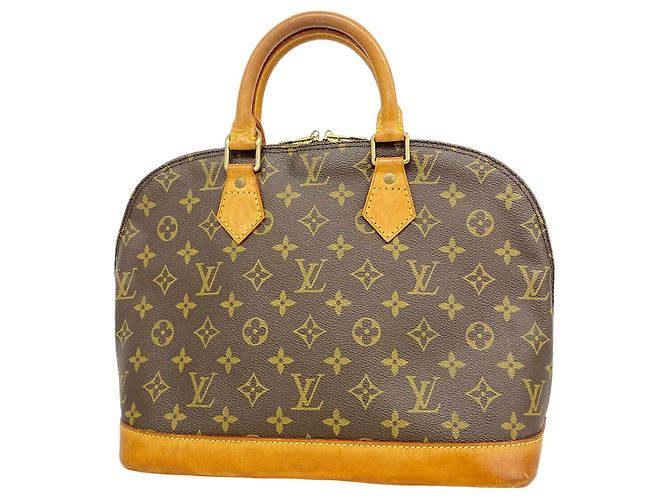 Bolsa de mão Louis Vuitton Alma Monogram Marrom