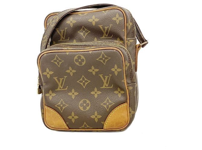 Sac à épaule Louis Vuitton Monogram Amazon Marron