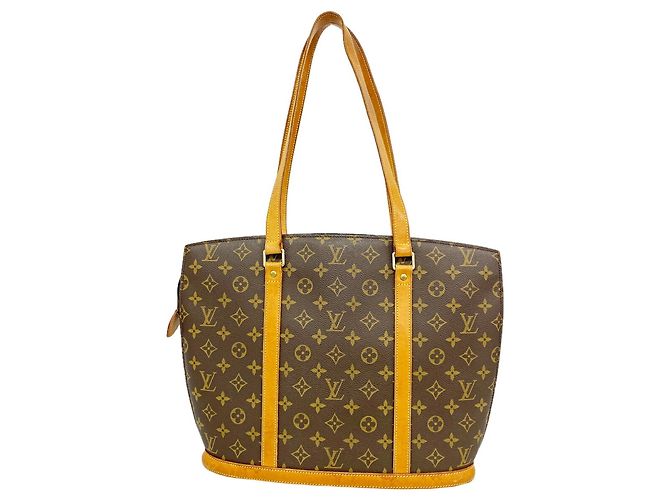 Borsa Tote Louis Vuitton Monogram Babylon Marrone