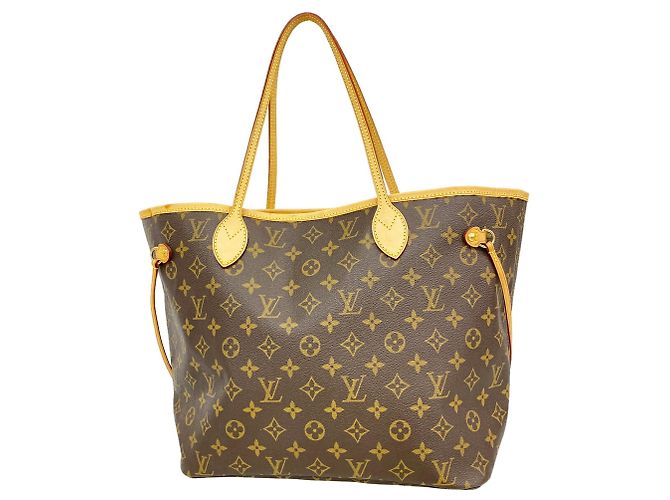 Bolso Tote Louis Vuitton Monogram Neverfull MM Castaño