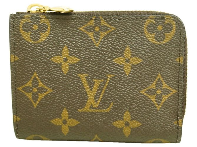 Louis Vuitton Monogram Portefeuille Noir Compact Wallet Brown