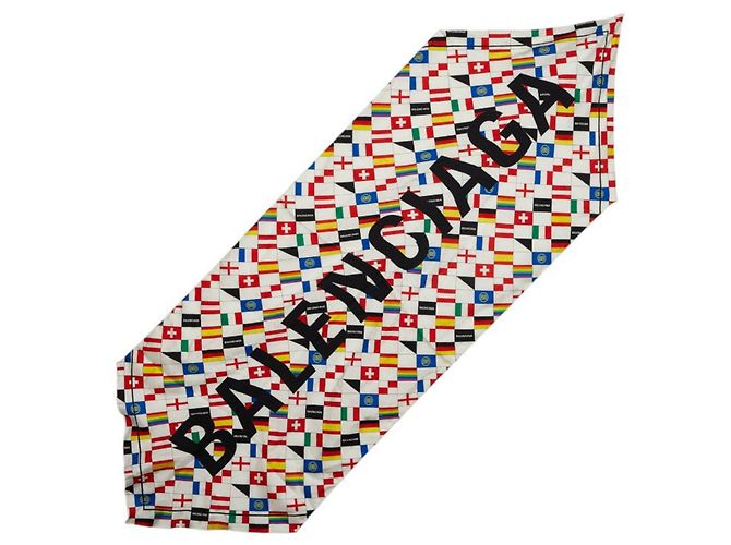 Sciarpa in seta multicolore Balenciaga