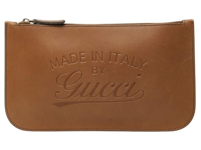 Gucci Handtasche aus braunem Leder