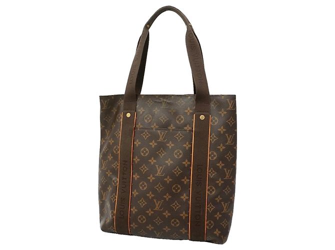 Borsa Tote Cabas Beaubourg Monogram Louis Vuitton Marrone