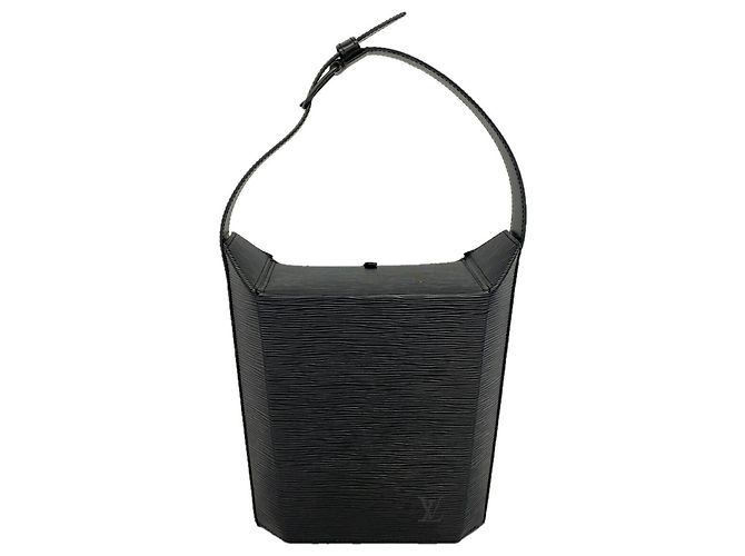 Louis Vuitton Epi Sac Sole Shoulder Bag Nero