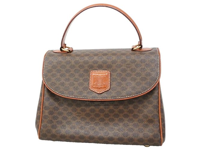Céline Celine Macadam Handtasche Braun