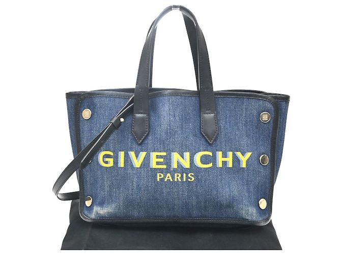 Givenchy Bond Shopper Tote Denim Medium Blau