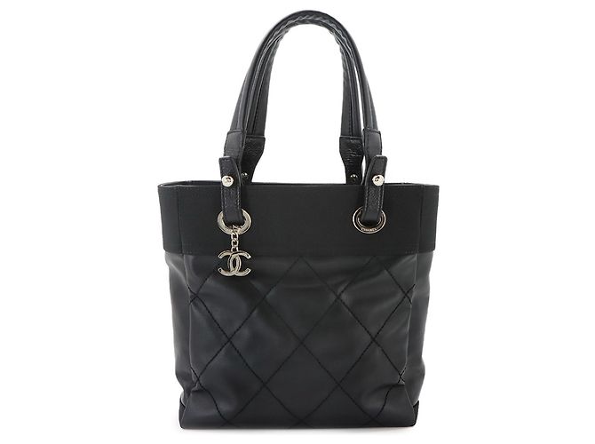 Sac à main Chanel Paris Biarritz PM Tote Noir