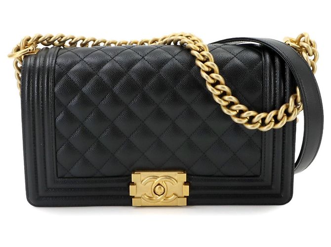Borsa a tracolla Chanel Boy Chain Nero