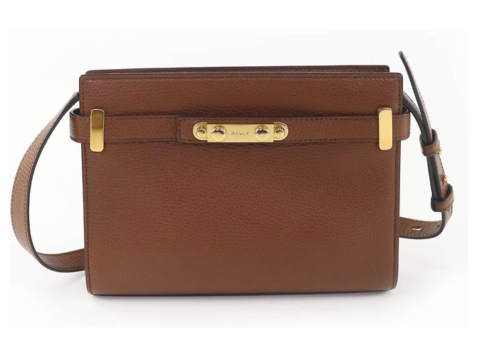 Bolsa de Ombro BALLY Carriage Marrom