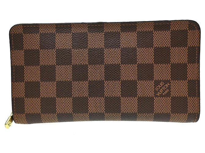 Louis Vuitton Porte-Monnaie Zippy Damier Marrone