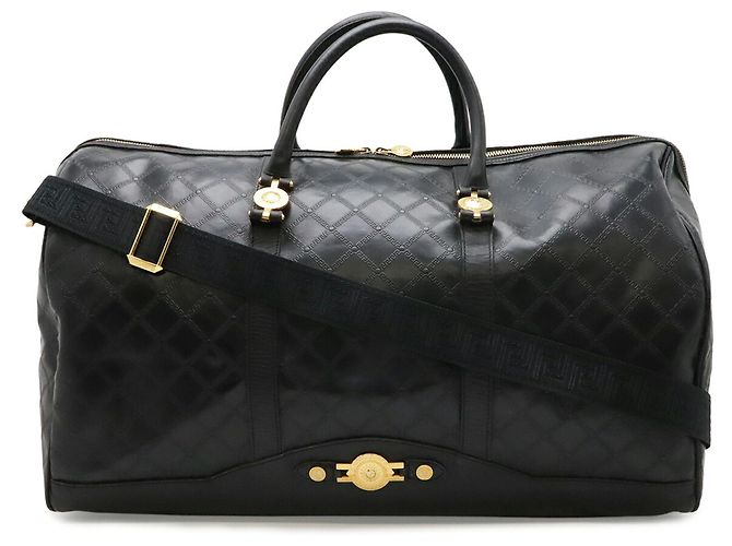 Versace Sun Boston Tasche Schwarz