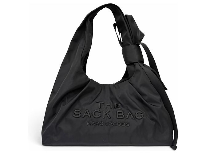 Marc Jacobs The Bow Nylon Sack Bag Noir