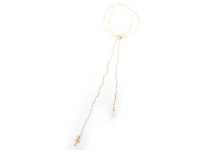Collana Choker Broken Pearl Vivienne Westwood D'oro
