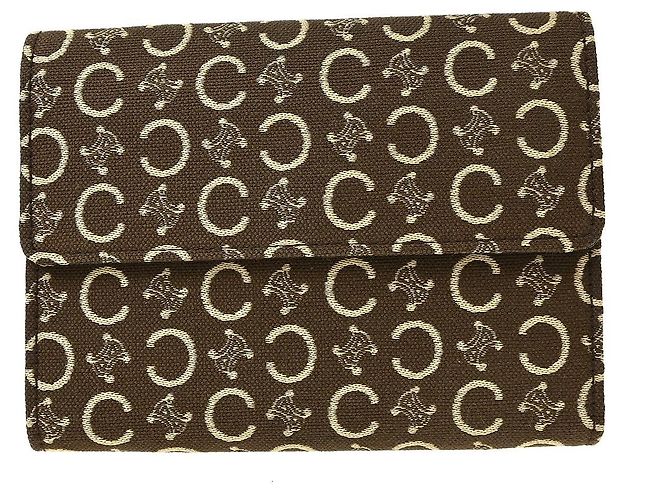 Céline Celine Trifold C Macadam Marron