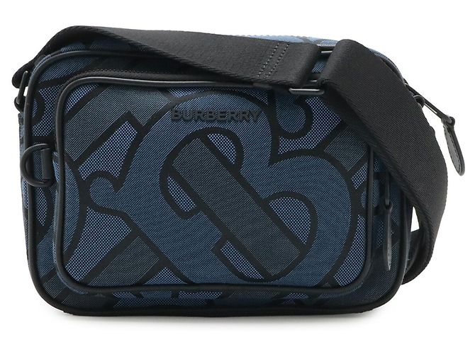 Borsa Burberry Ormond Paddy Nero Blu