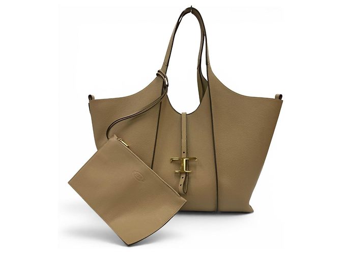 Sac cabas petit T-Timeless de Tod's Beige