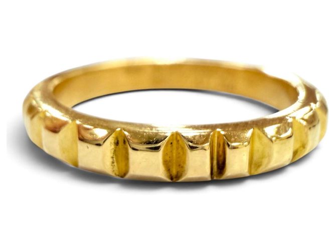 Anel Faixa Boucheron Quatre Clou de Paris Dourado