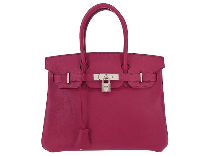 Hermès Hermes Birkin Red Epsom avec Gold Hardware 30 Rose