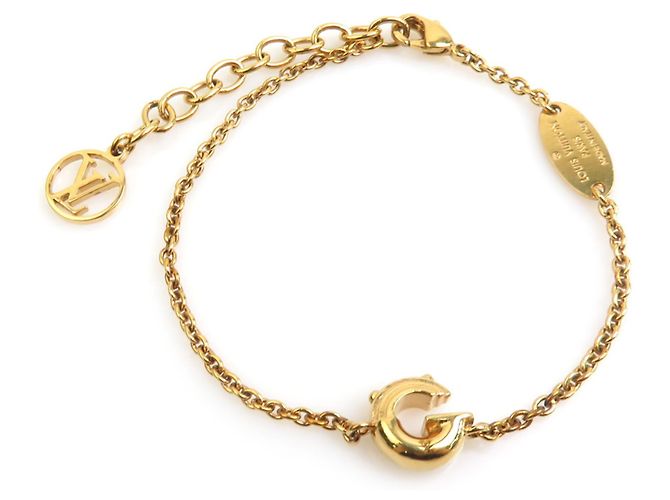 Pulseira com pingentes em ouro Louis Vuitton Dourado