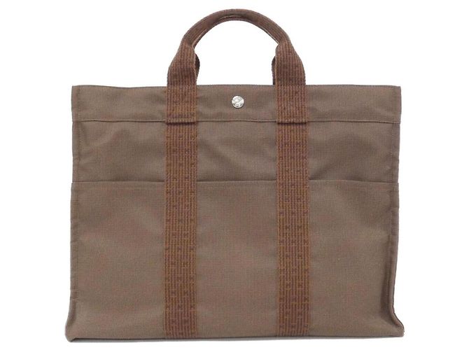 Hermès Bolsa Hermes Herline MM Marrom