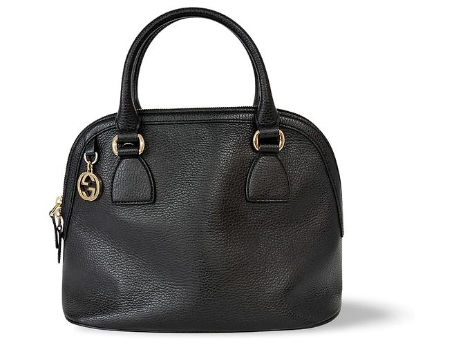 Gucci Dome Bowler GG Suede Medium Nero