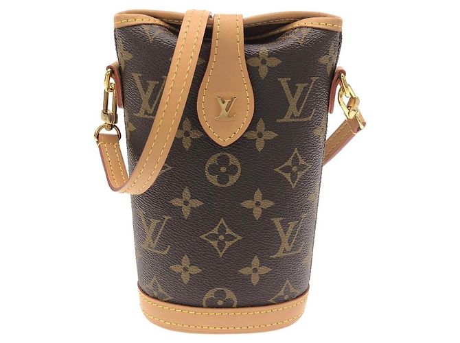 Bolsa de Mão Louis Vuitton Monogram Fold Me Marrom