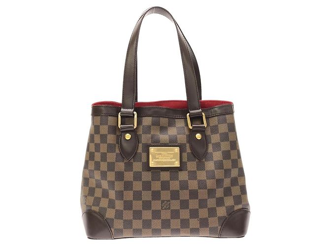 Borsa Louis Vuitton Damier Hampstead PM Marrone