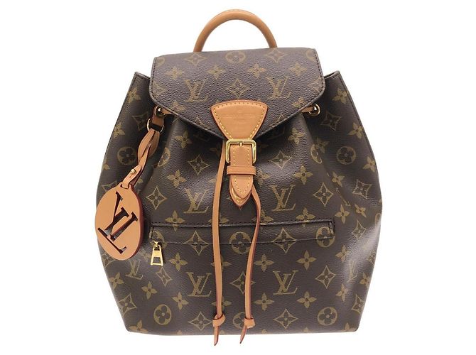 Louis Vuitton Monogram Montsouris PM Backpack Brown