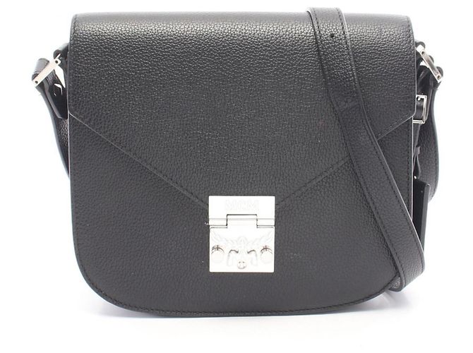 Borsa a tracolla MCM Patricia Nero