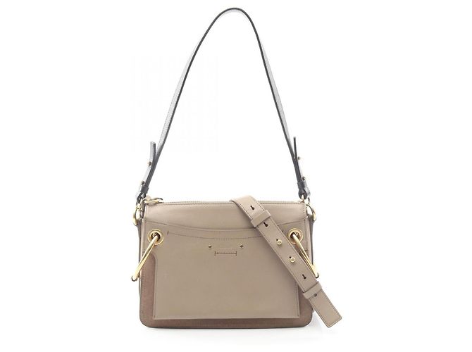 Chloé ROY 2-Way Shoulder Bag/Handbag Beige