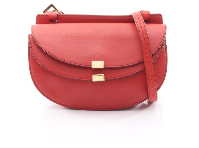 Borsa a tracolla Chloé Georgia Rosso