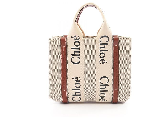 Sac à main Chloé Chloe Woody Small Marron Beige