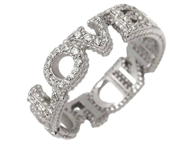 Anillo Gucci Blind for Love #9 en oro blanco de 18K