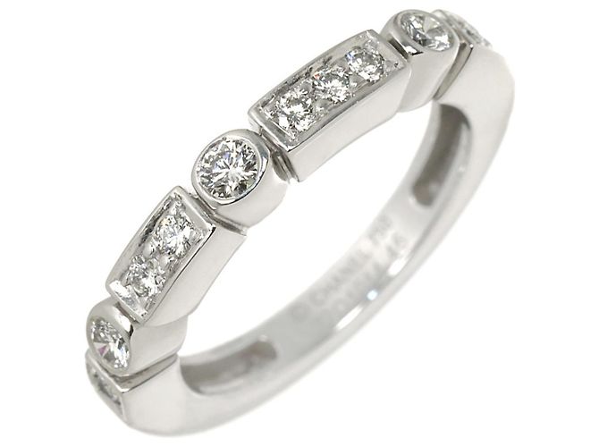Bague Anneau Chanel en Or Blanc 18K
