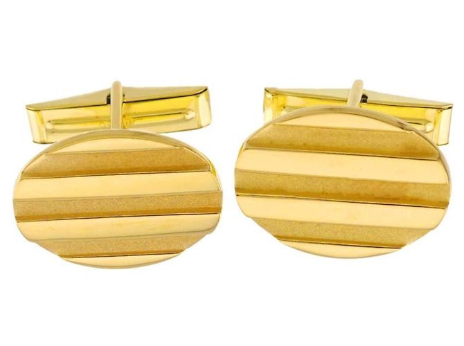 Autre Marque Abotoaduras Tiffany & Co. em ouro amarelo 18K