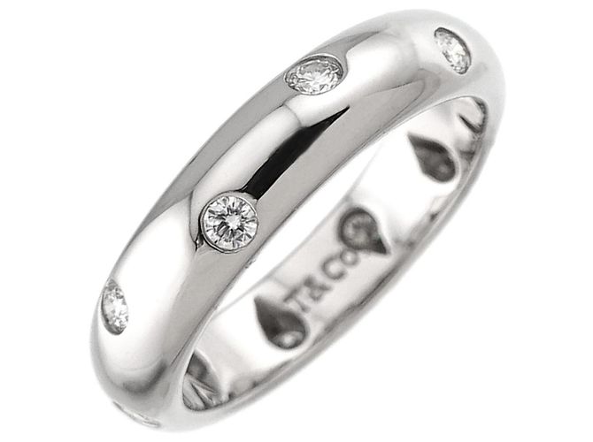 Autre Marque Tiffany & Co. Platinum Dots Diamantbandring