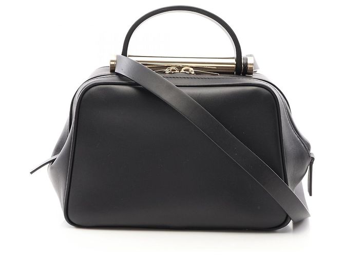 Borsa a tracolla 2-Way Flute Mini Valextra Nero