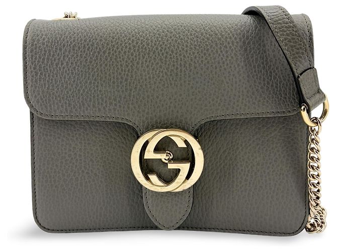 Gucci Interlocking Leather Small Doré