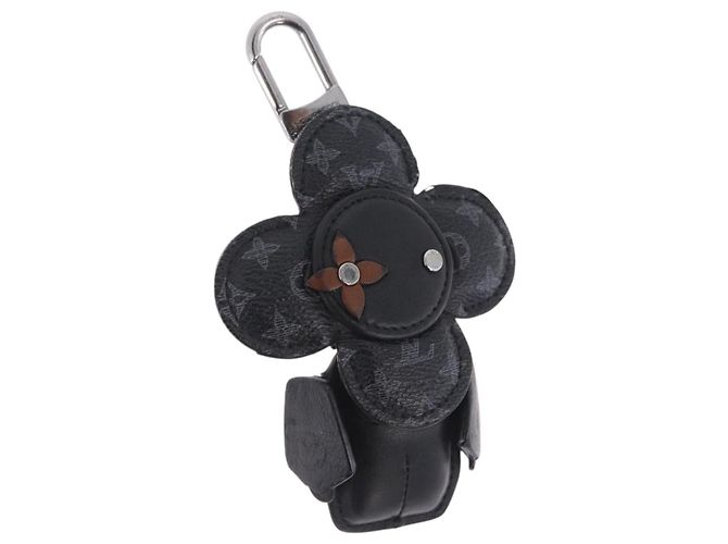LOUIS VUITTON Eclipse Porte Cles De Vivienne Charm MP1998 LV Auth 203050 Monogramma