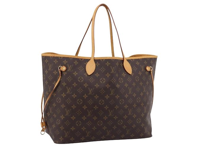 Borsa Tote LOUIS VUITTON Monogram Neverfull GM M40157 LV Auth 203186V Monogramma