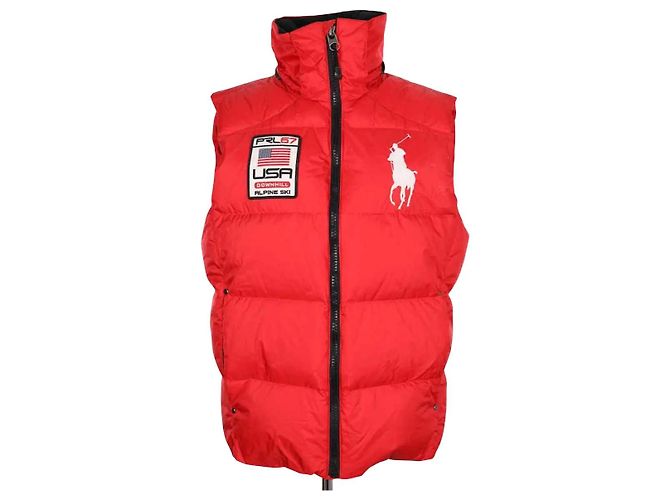 Giacca da sci rossa Ralph Lauren Uomo S Rosso